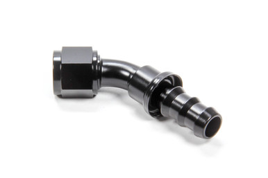 #10 45 Degree Hose End Push Lock HF-14510BLK