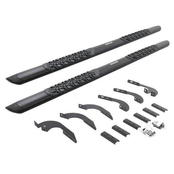 Go Rhino V3442987T V-Series V3 Aluminum Side Steps and Mounting Brackets Kit