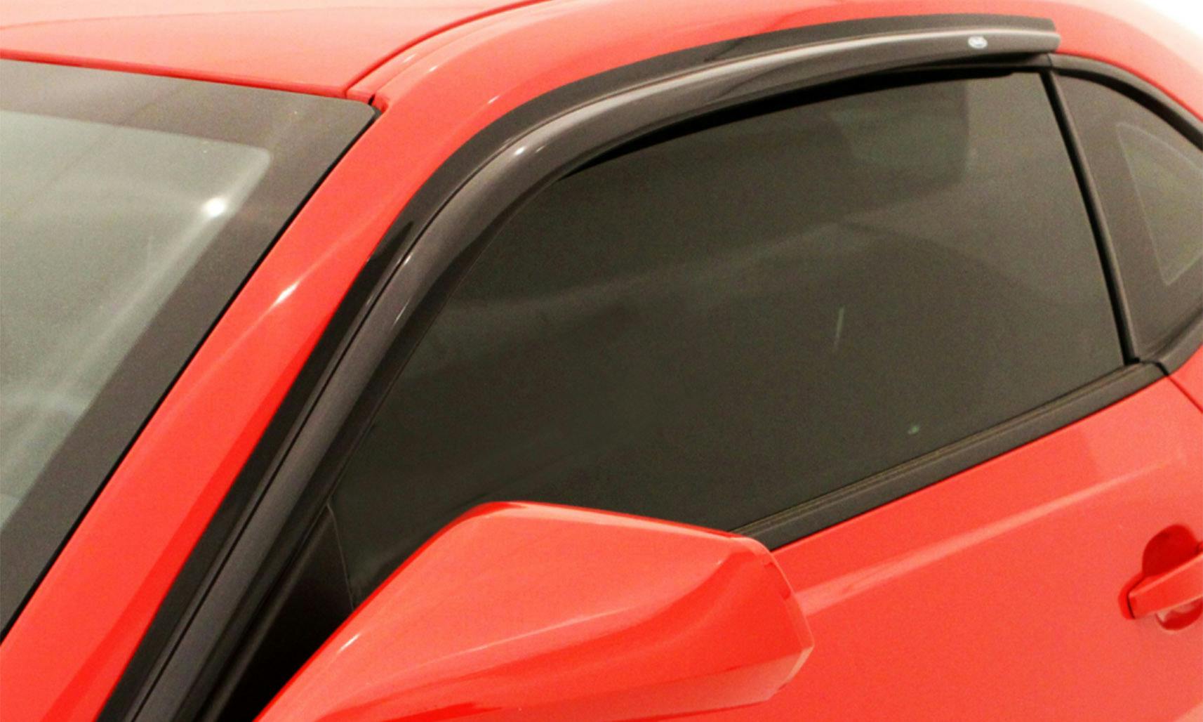 AVS 92061 Ventvisor Deflector; Smoke; Outside Mount; 2 pc.