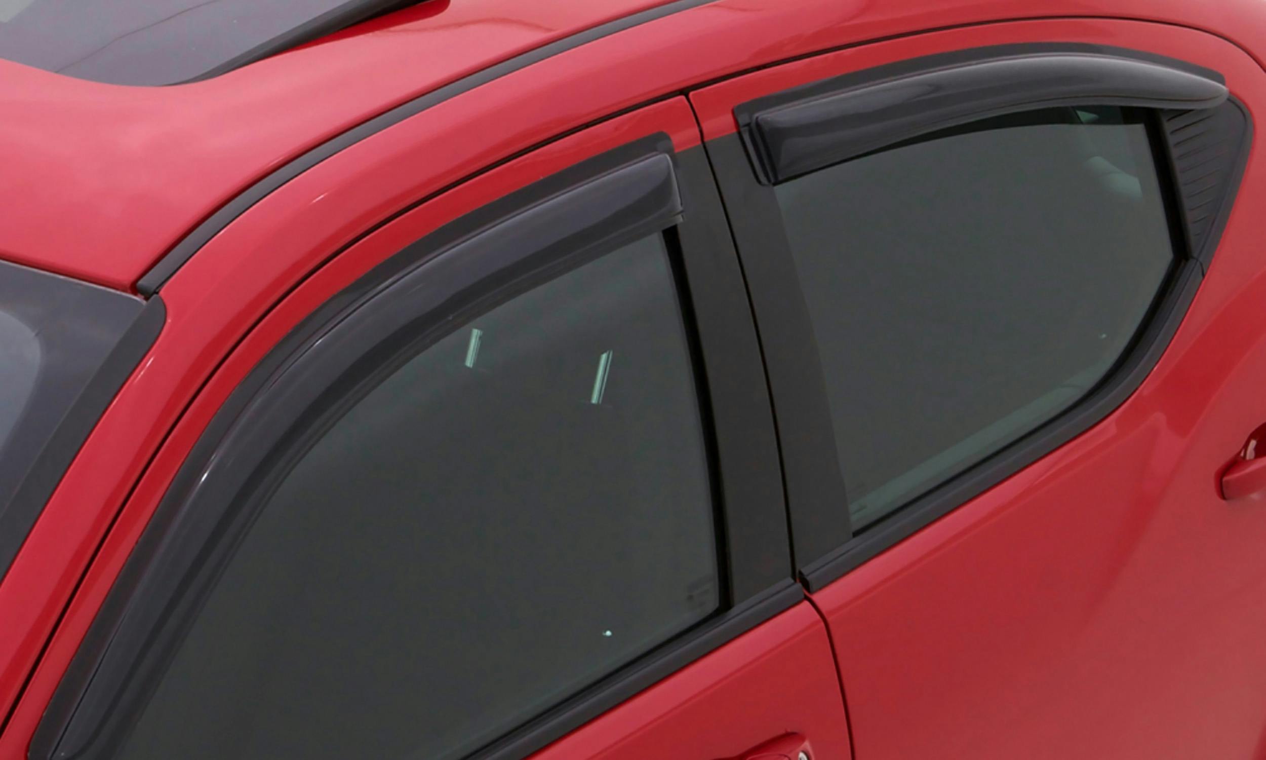 AVS 94003 Ventvisor Deflector; Smoke; Outside Mount; 4 pc.