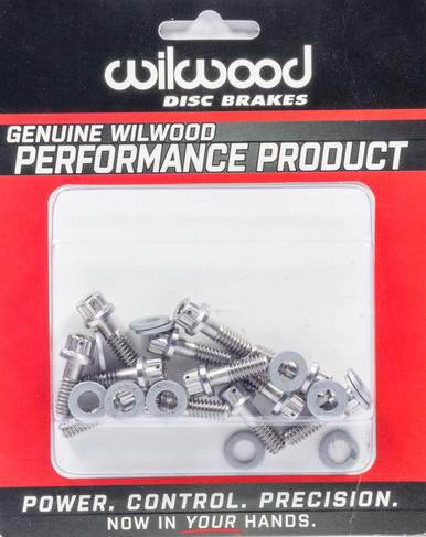 Wilwood stainless steel rotor bolt kit 12-point 1/4-20x0.75 set of 12 230-8008