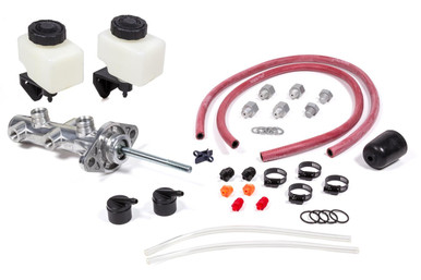 Wilwood Tandem Master Cylinder 7/8in Bore Remote Reservoir Aluminum Polished 260-14241-P