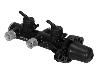 Wilwood Tandem Master Cylinder 1.125" Bore Remote Reservoir Black 260-14244-BK