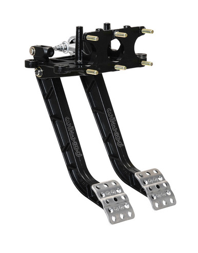 Wilwood Brake Pedal Assembly Reverse Swing Mount 6.25:1 Ratio Aluminum Black 340-15074