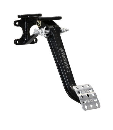 Wilwood Brake Pedal Assembly Tru-Bar 7:1 Ratio 12.12" Length Forward Swing Mount Aluminum Black 340-15079