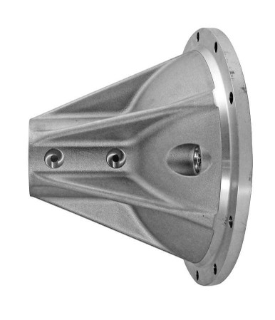 Winters Side Bell 10in 6 Rib Left Hand Aluminum Natural WIN1663-02