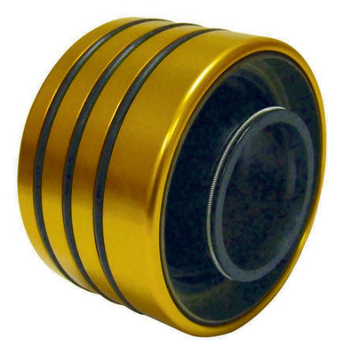 Winters aluminum axle housing seal 2.525 OD 1.19 ID 1.625 thick gold anodized 2842