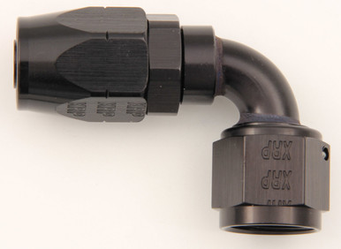 XRP #12 90 Deg Double Swivel Hose End Black XRP209012BB