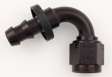XRP #10 120 Deg Push-On Hose End Black XRP231210BB