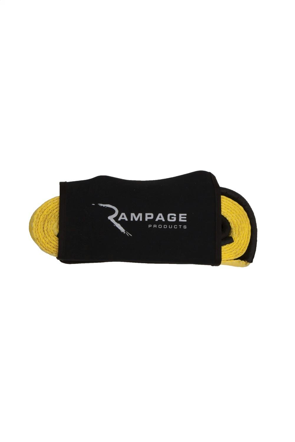 Rampage Products 86686 Recovery Trail Strap; 2 in. x 30 in.; Rated 20000 lbs.; Yellow