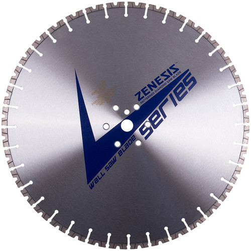ZENESIS V SERIES 48" X .250" X 1" wall saw Diamond Blade for Hard and Reinforced Concrete