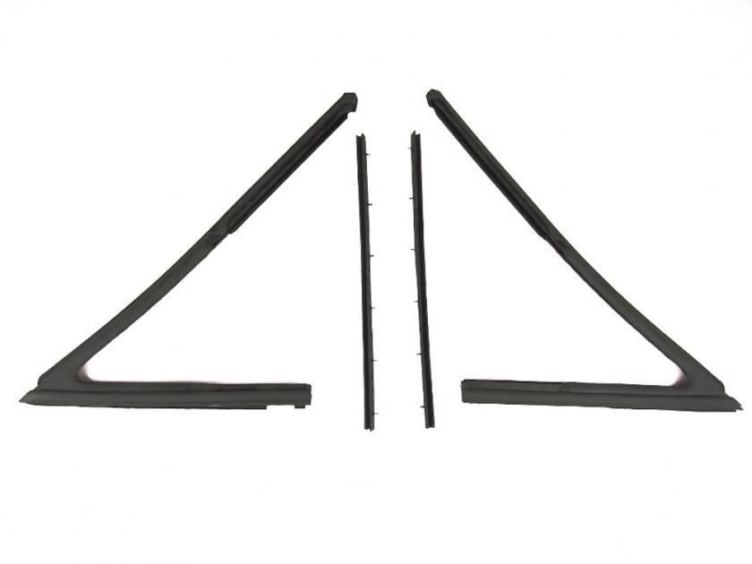 Precision Fits 2 and 4 Door Sedans and Wagons - Vent Glass Weatherstrip Seal Kit, Left and Right 4 Piece Kit, VWK 1210 64