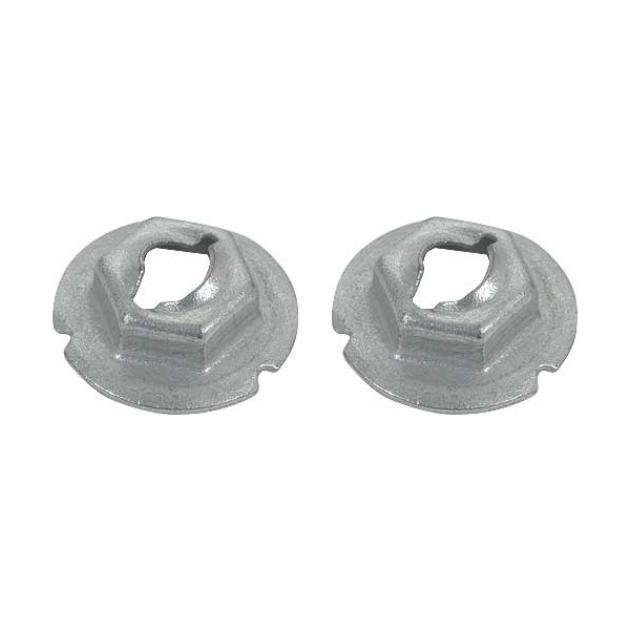 Redline Restomotive 1961-1963 Ford Thunderbird 2 Piece Trunk Lock Retainer Hardware Set