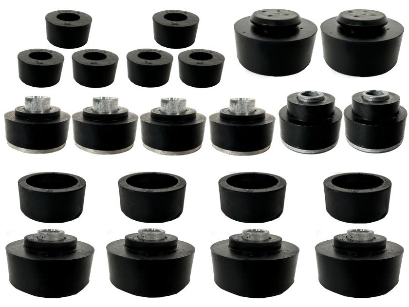 Auto Pro USA Body Mount Bushing Set, Includes All Mounting Bushings, Sedan Models Only BM1007