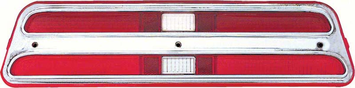 1969 Firebird, Trans Am, Tail Light Lens Assembly, RH or LH, Each, GM Licensed