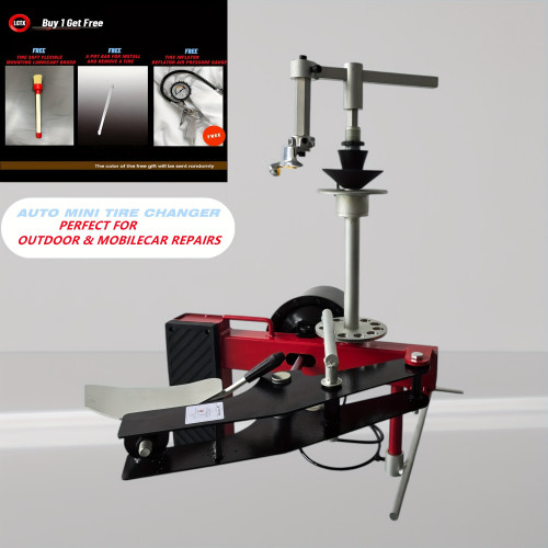 Lightweight Portable 1pc Mini Tire Changer - 39-inch Air Bead Breaker - Steel Material, Compact Design for Roadside Assistance & Mobile Car Repair, Compatible with Various Vehicle Models, Durable Steel Construction, Tire Maintenance