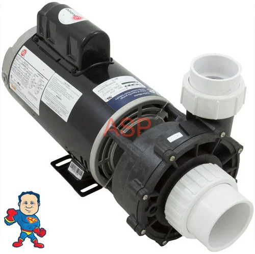 Aqua-Flo XP2e Complete Spa Pump 4.0HP 230V 56 Frame 2.5″x2″ 1-2 Speed 12A