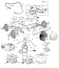 Aqua Products Body Assy. (White, White Slot, With Holes, Lock Tabs, No Valve Housing) – Thunderjet Ag | A2220