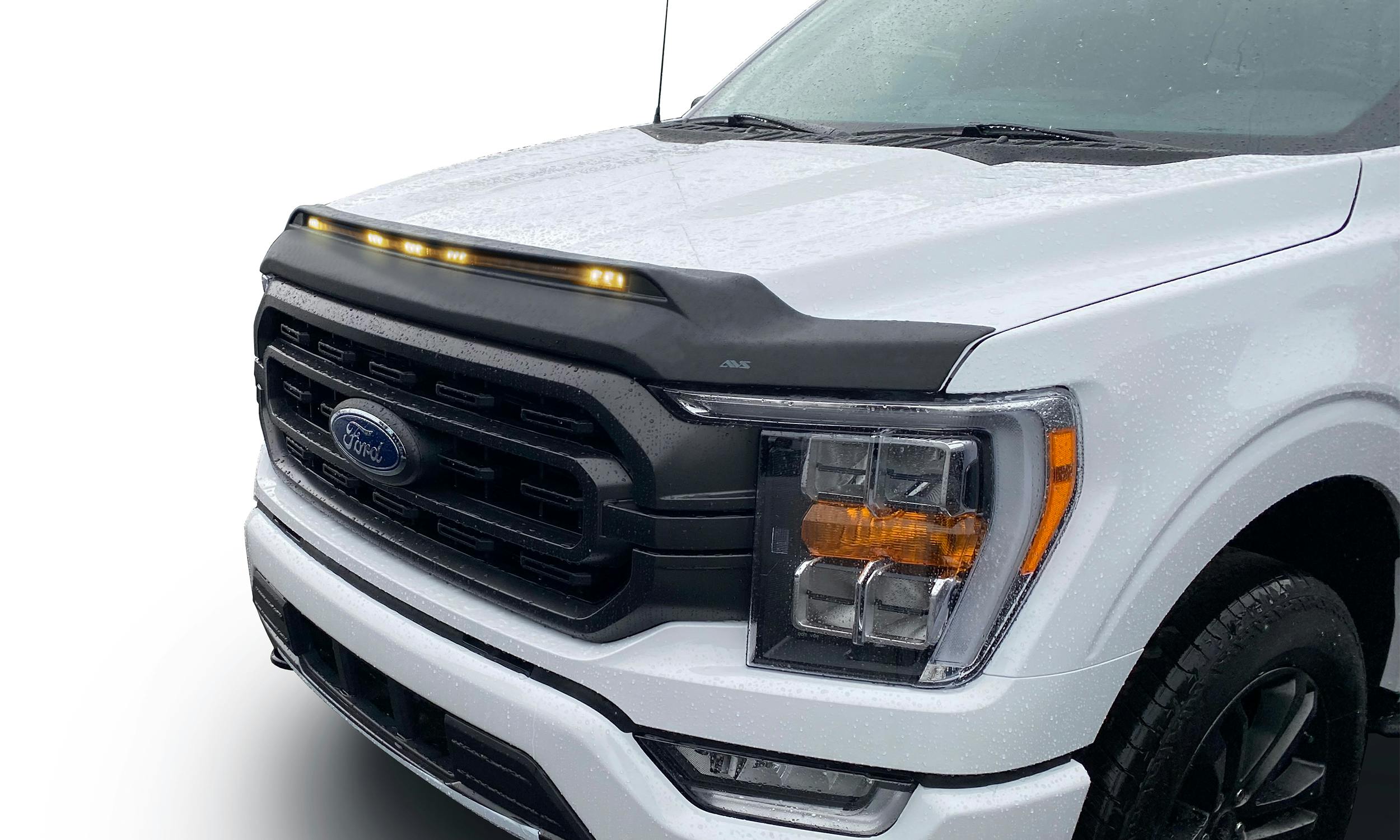 AVS 753196 Aeroskin LightShield Hood Shield; Black