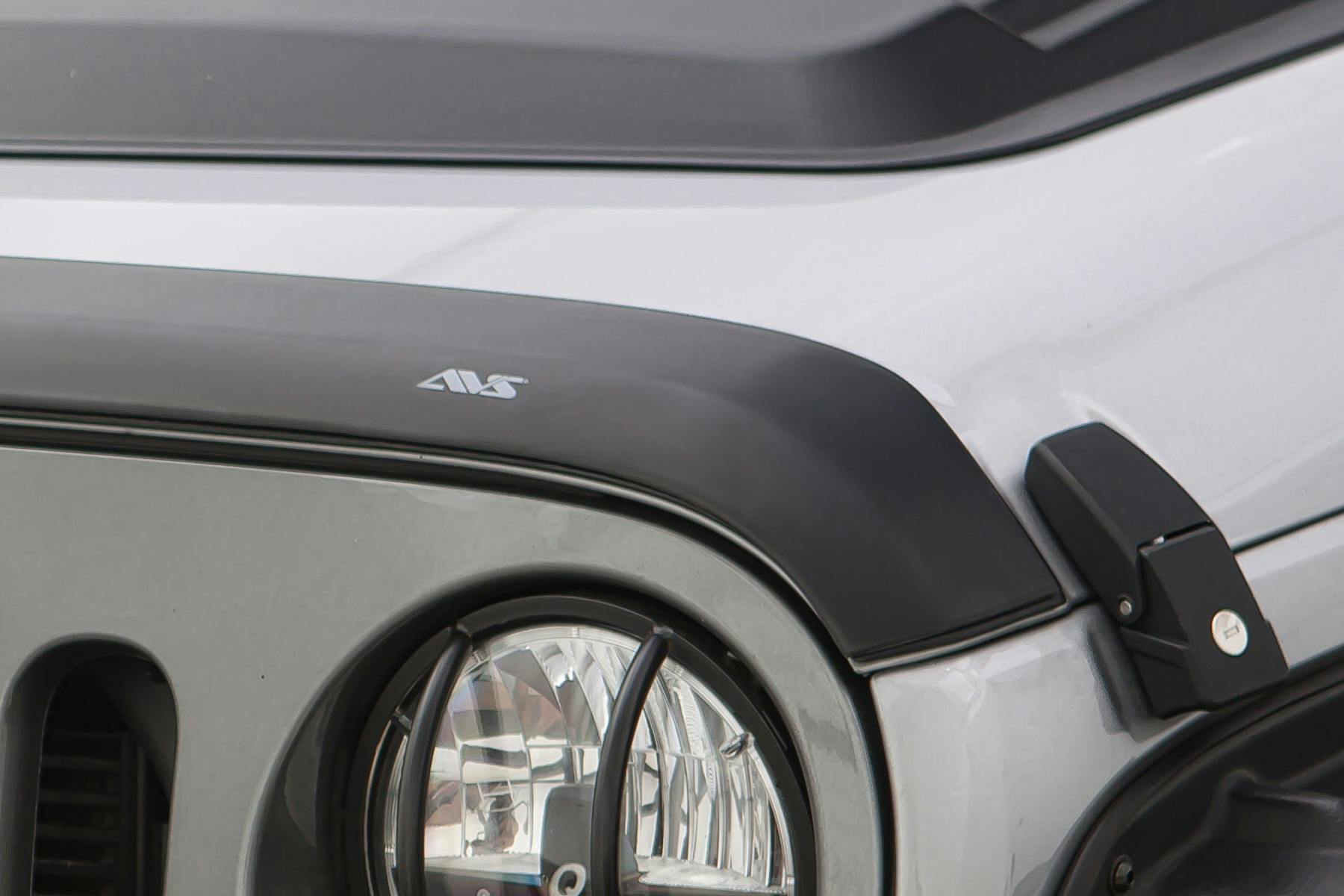 AVS 377156 Aeroskin Hood Protector; Matte Black