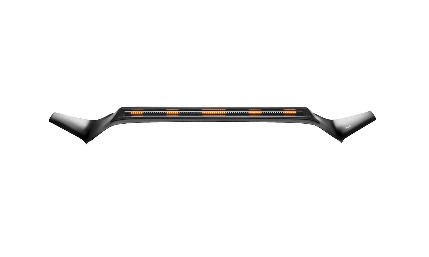 AVS 953079-218-B Aeroskin LightShield Pro Color Match Hood Shield; Midnight Black Metallic