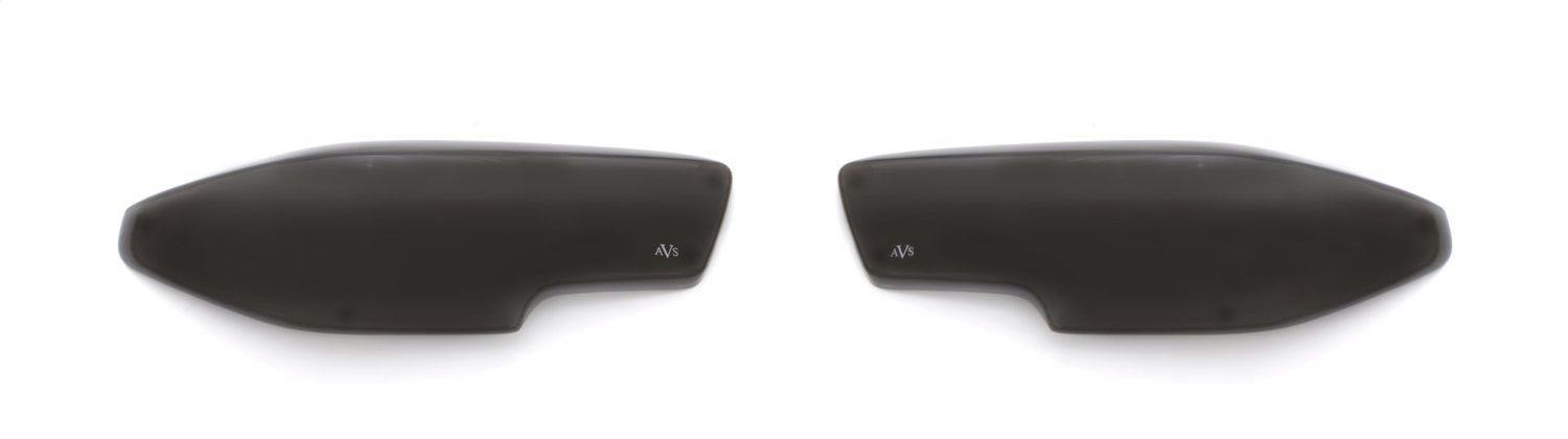 AVS 37380 Headlight Covers; Smoke Black Out; 2pc.