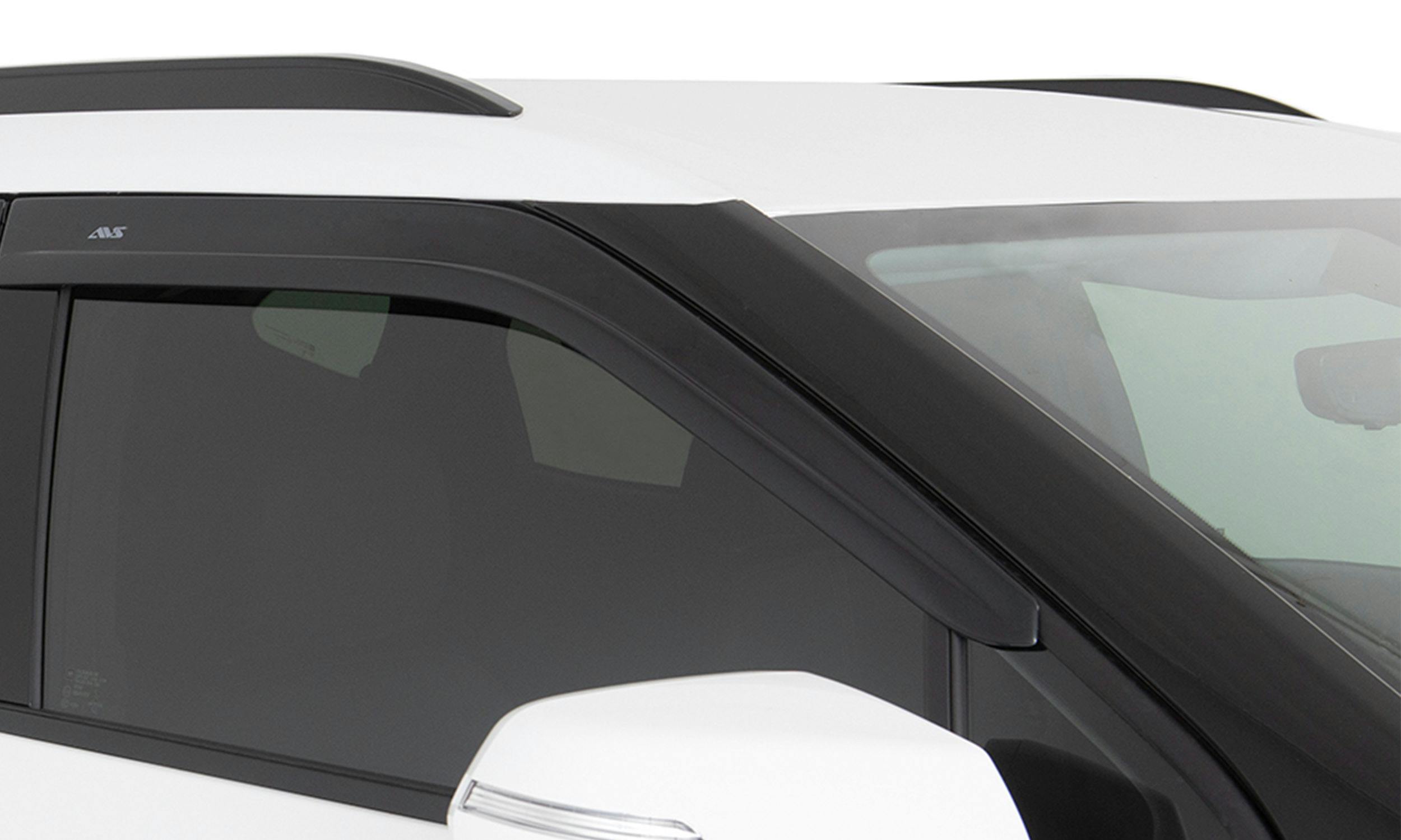 AVS 892020 Ventvisor Deflector; Smoke; Low Profile; Outside Mount; 2 pc.
