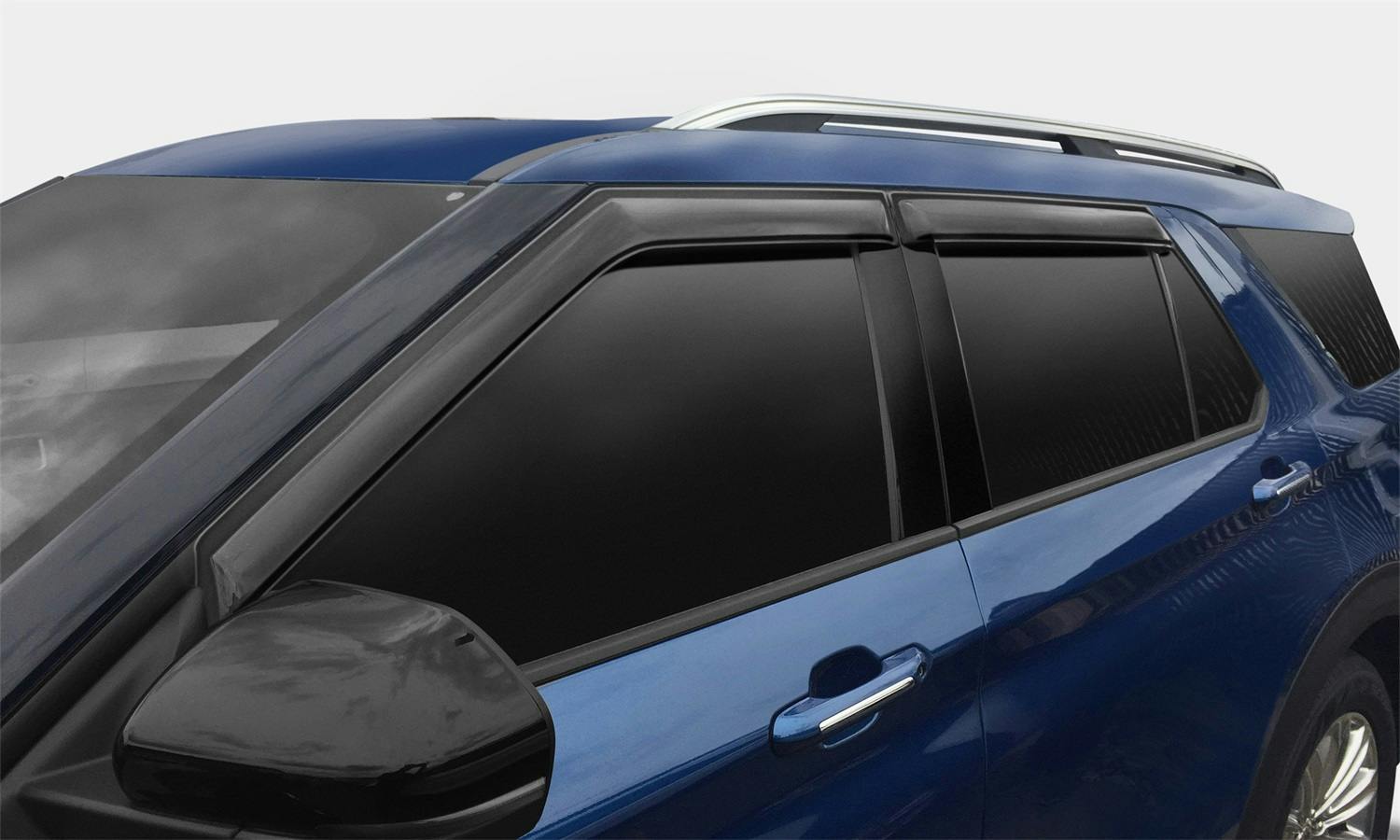 AVS 94765 Ventvisor Deflector; Smoke; Outside Mount; 4 pc.