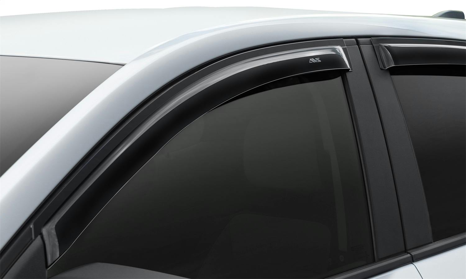 AVS 94842 Ventvisor Deflector; Smoke; Outside Mount; 4 pc.