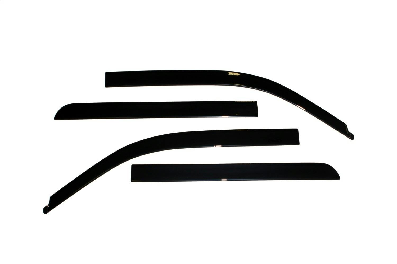 AVS 894091 Ventvisor Deflector; Smoke; Low Profile; Outside Mount; 4 pc.