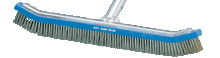 A & B 18″ Curved Stainless Steel Bristle Algae Brush