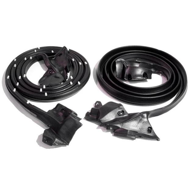 Metro Moulded Parts 1973-1977 Pontiac / Buick / Oldsmobile / Chevrolet Molded Door Seals with Clips. for 2-Door Hardtops LM 12-Y