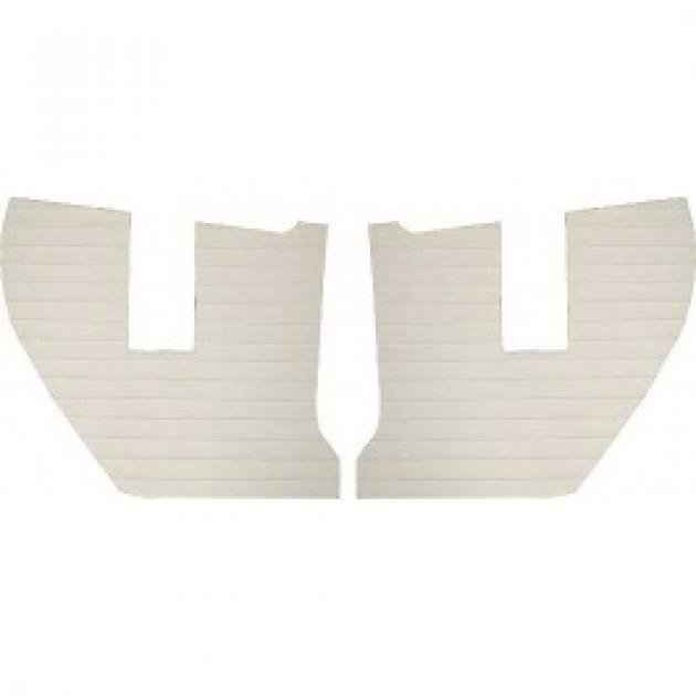 Ford Thunderbird Kick Panels, White #LB11, 1956