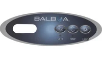 Balboa Overlay Duplex Mini Oval LCD Control Panel 11219