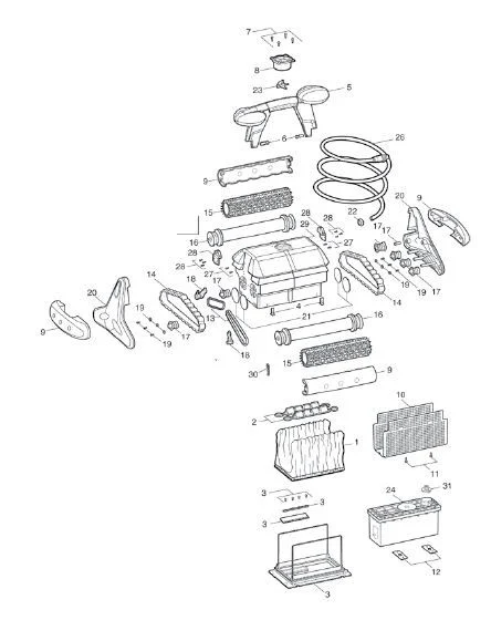 Baracuda/Zodiac Power Cord Assy Polarized W/3264-337 | R05068