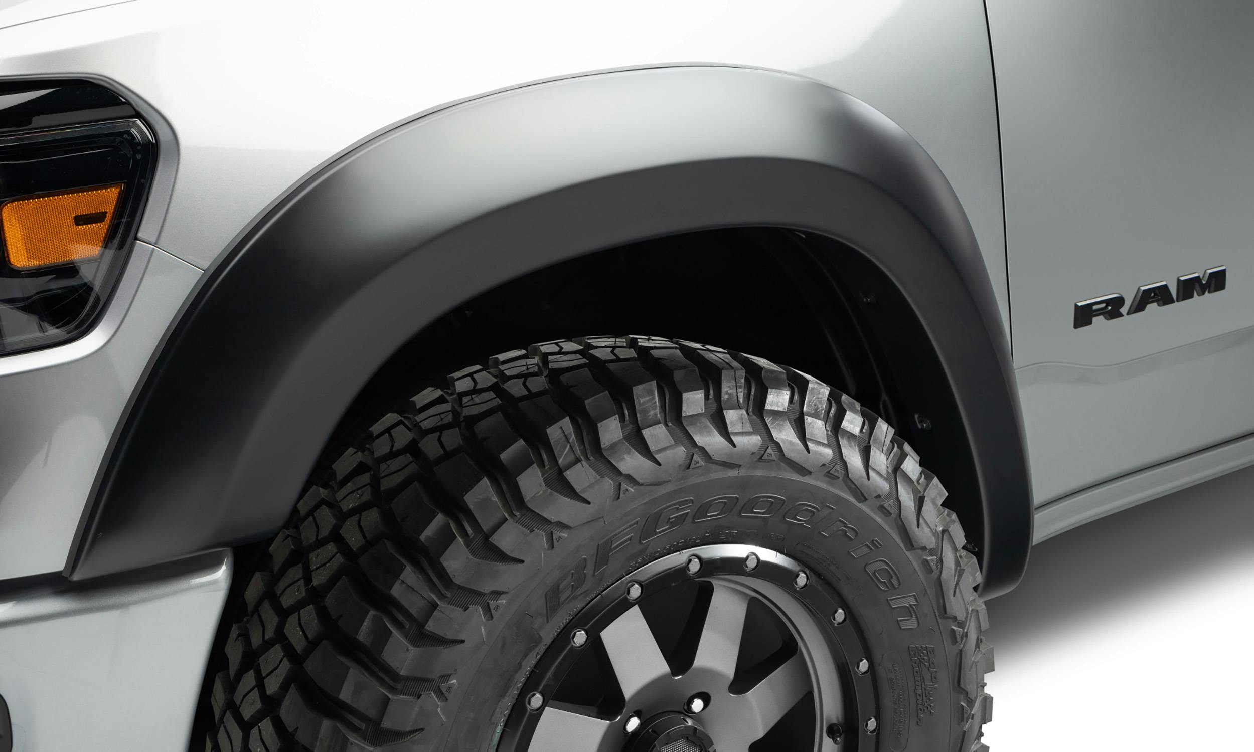 Bushwacker 50055-02 Fender Flares Extend-A-Fender Style 2Pc Front