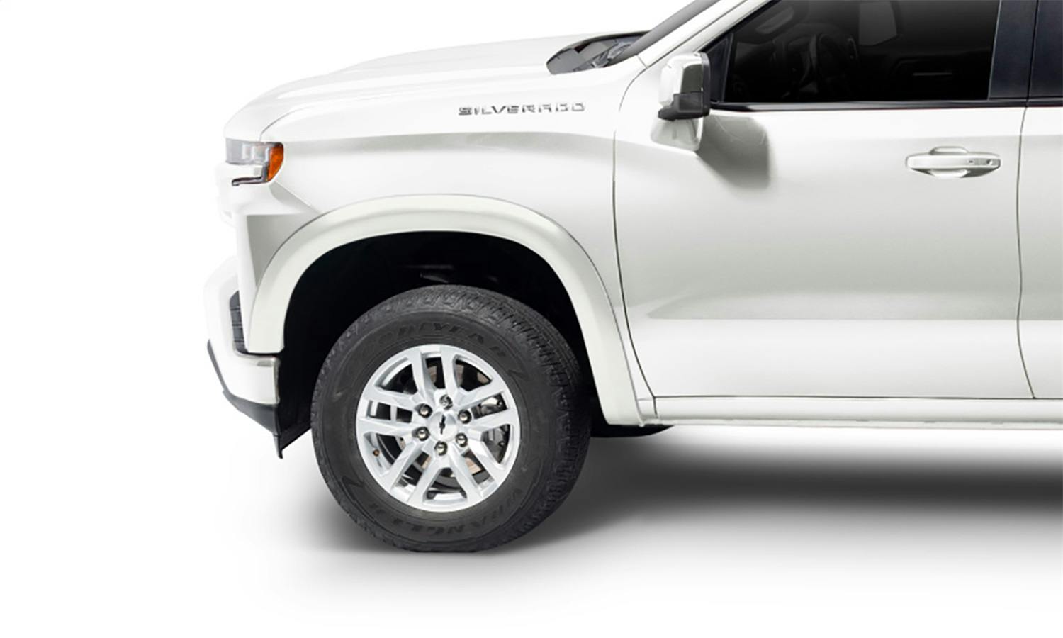 Bushwacker 40930-14 Fender Flares OE Style Color Summit White Smooth Finish 4 Pc