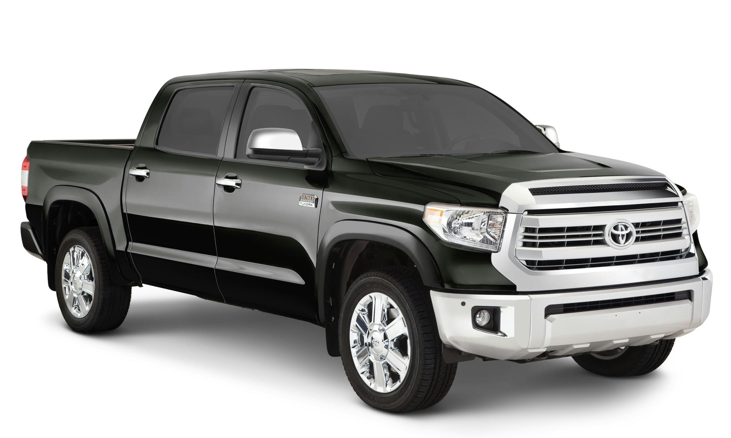 Bushwacker 30917-33 Fender Flares OE Style Color Black Smooth Finish 4 Pc