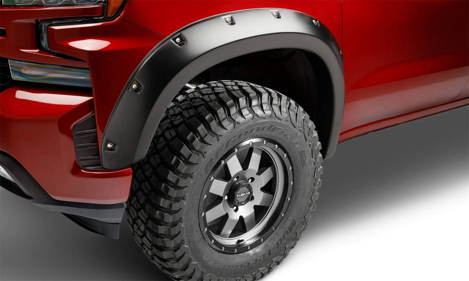 Bushwacker 40173-02 Fender Flares Pocket Style 2Pc Front