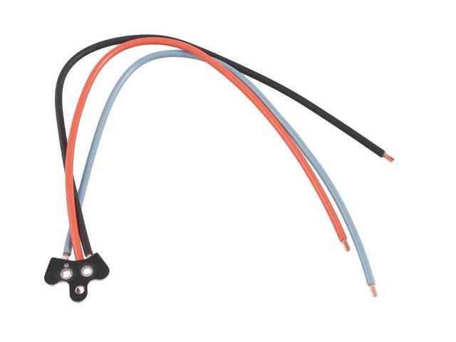Door Lock Switch Connector, 3 pin connector in triangular pattern, includes pigtail, reproduction