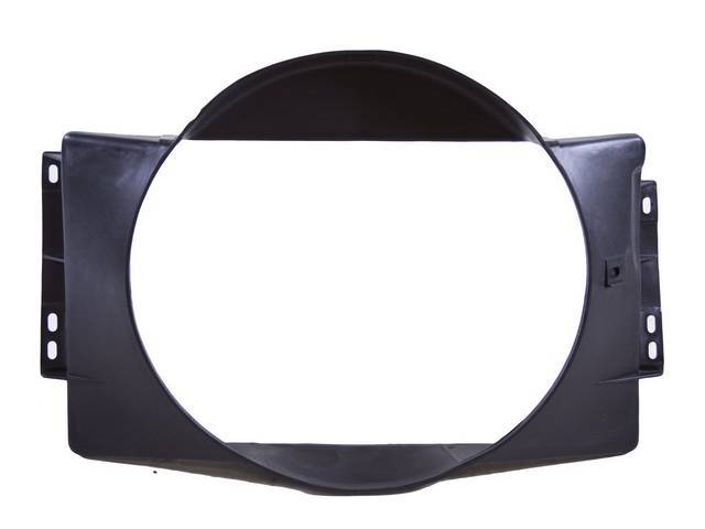 Radiator Fan Shroud, plastic, OE correct reproduction