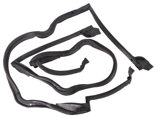Hurst T-Top Frame to Roof Weatherstrips, 2nd design, US made reproduction