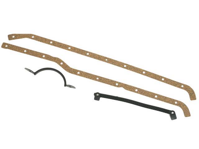 Oil Pan Gasket Set, Cork Rubber Material, Fel Pro