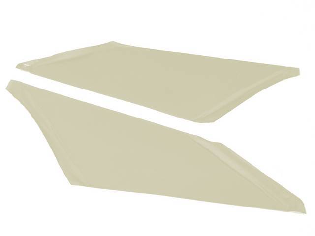 White Tier Grain Quarter Pillar / Sail Pillar Trim Panels