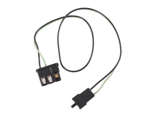 Speaker Lead Wires, Front Center, includes correct connectors, reproduction
