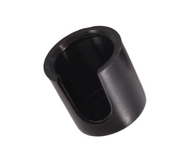 Alternator Battery Terminal Protective Cap / Cover, Black, attaches behind the alternator post lead, reproduction