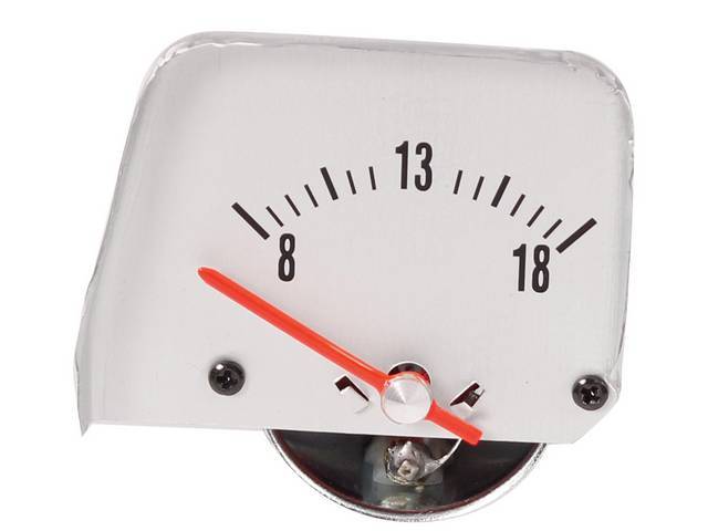 Electric Output / Volts Console Gauge, reproduction for (68-69)