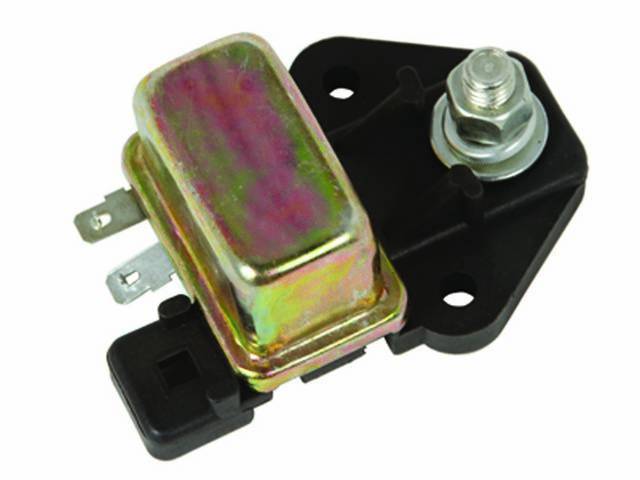 Horn Relay and Junction Block, provides positive battery cable junction as well as horn relay, reproduction