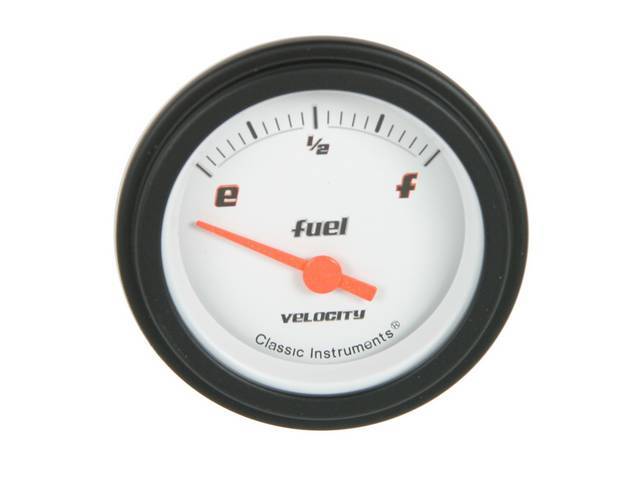 Fuel Level Gauge, Velocity White