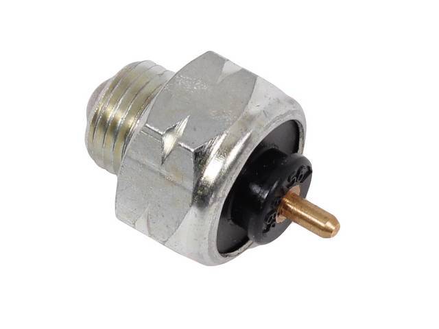 Transmission Control Spark Switch, pin style, connects to transmission cover, advances timing after shifting into fourth gear, reproduction